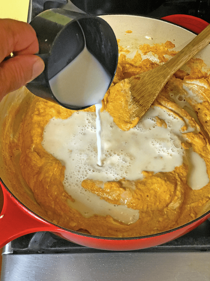 Add milk or cream to gnocchi sauce to thin it out.