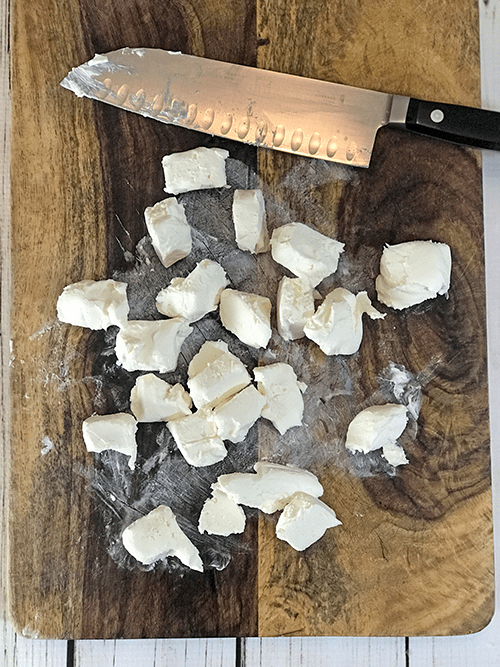 This gnocchi sauces uses cream cheese as a base.