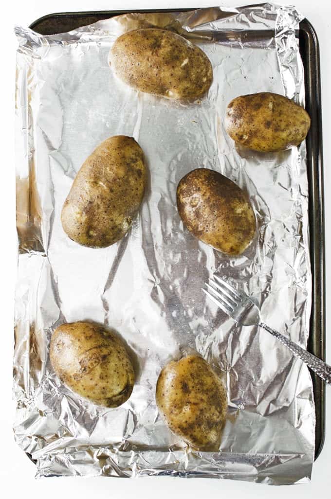 Potato dumplings use baked potatoes.