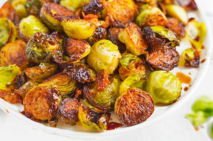 Brussels sprouts on a Platter