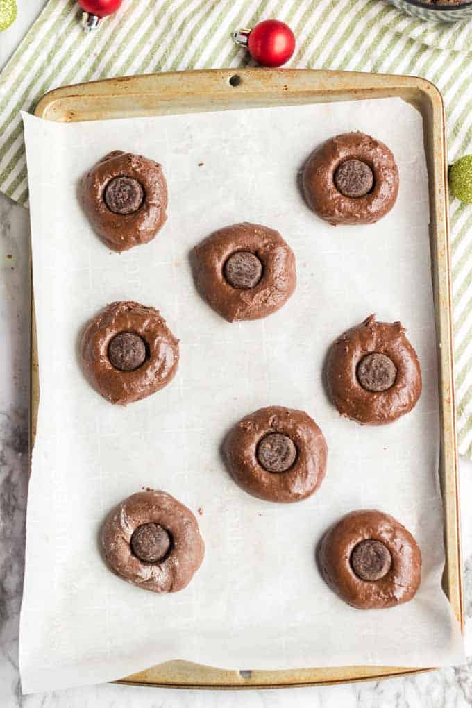 Chocolate Cake Mix Cookies With Peppermint Patties Chocolate Cake Mix Cookies With Peppermint Patties