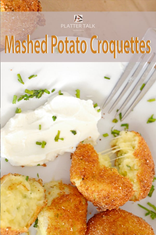 Mashed Potato Croquette Recipe Leftover Mashed Potatoes Platter Talk