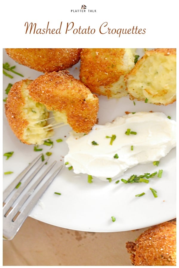 Mashed Potato Croquette Recipe Leftover Mashed Potatoes Platter Talk