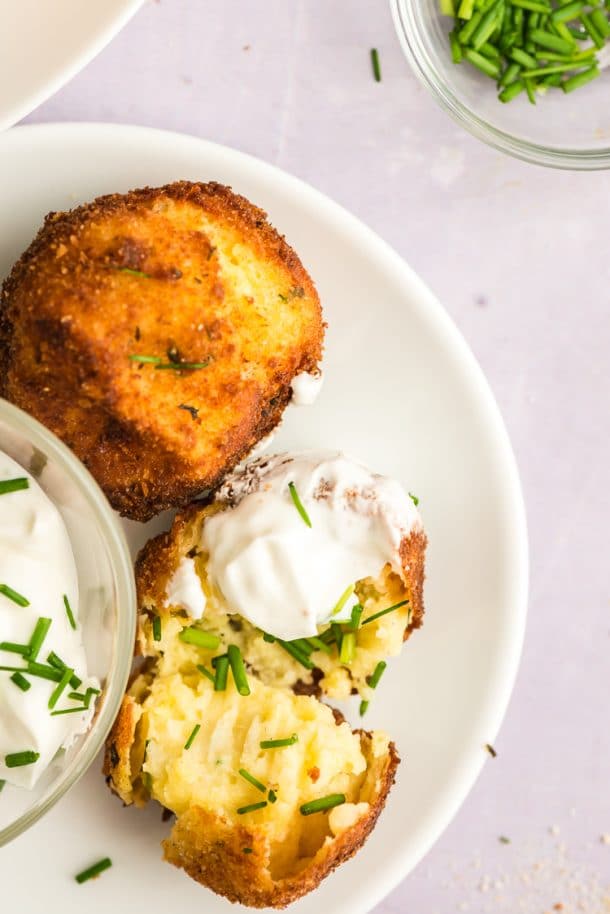 Mashed Potato Croquette Recipe Leftover Mashed Potatoes Platter Talk