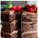 Keto Chocolate Cake for Pinterest