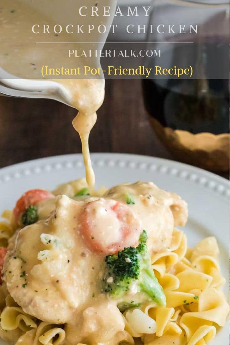 Creamy Crockpot Chicken Easily Convert To Instant Pot