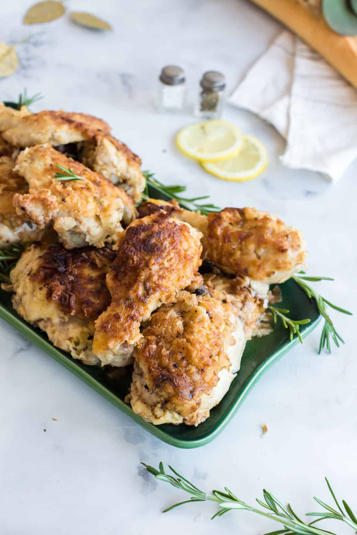 The BEST Rosemary Lemon Chicken Recipe Platter Talk