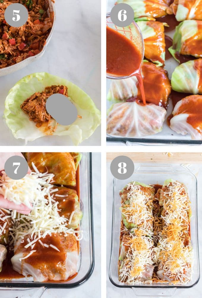 Keto Enchiladas Low Carb Chicken Enchiladas Platter Talk