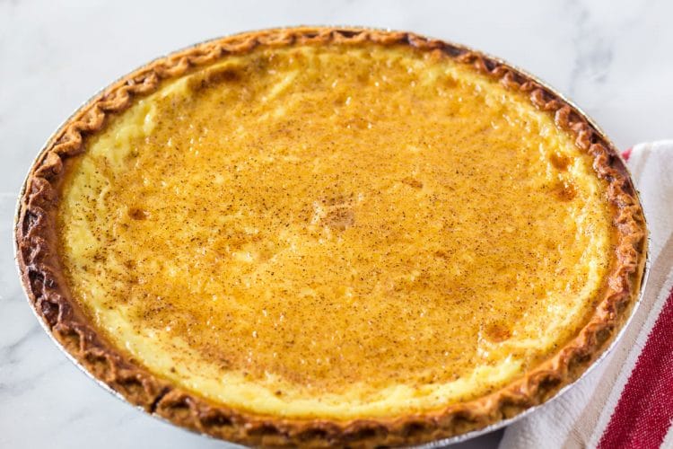 Egg Custard Pie - Platter Talk