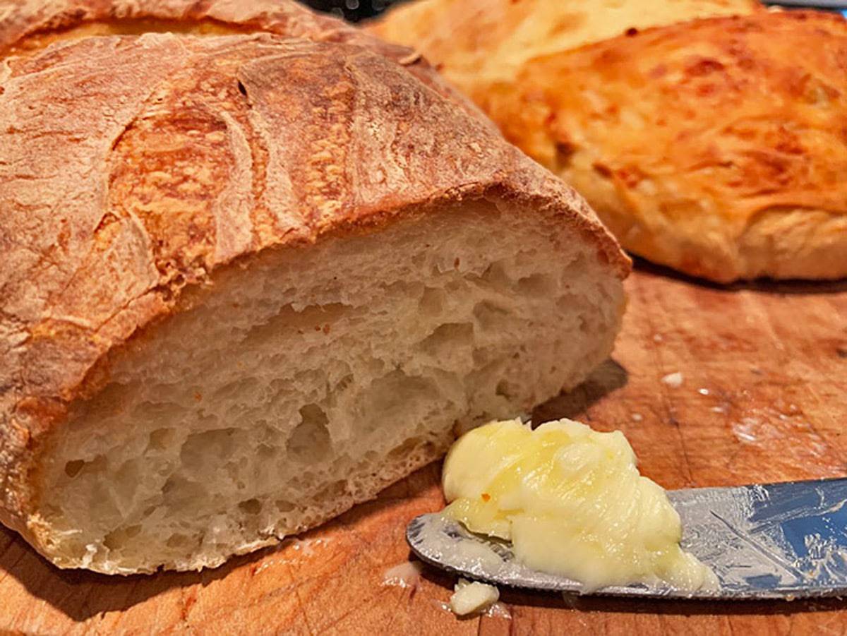 Crusty italian bread recipe discount