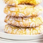 A stack of cookies