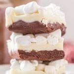 A stack of hot chocolate fudge