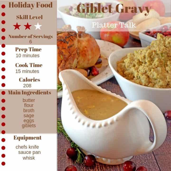 Easy Homemade Giblet Gravy Recipe Platter Talk