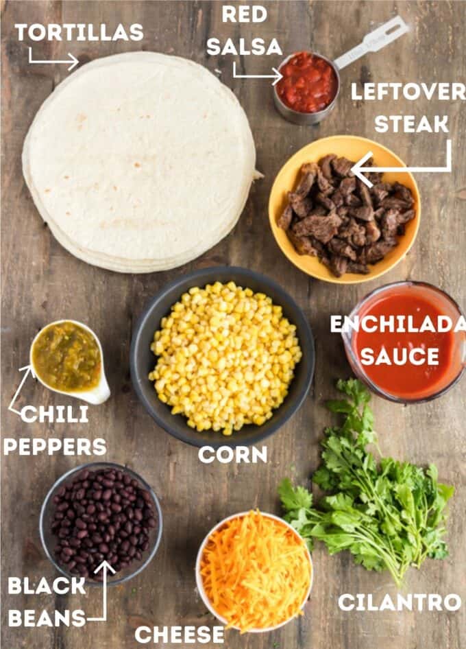 Steak & Beef Enchiladas A Leftover Steak Recipe Platter Talk