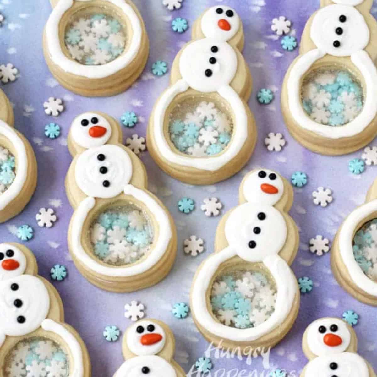 snowman-filled Christmascookies