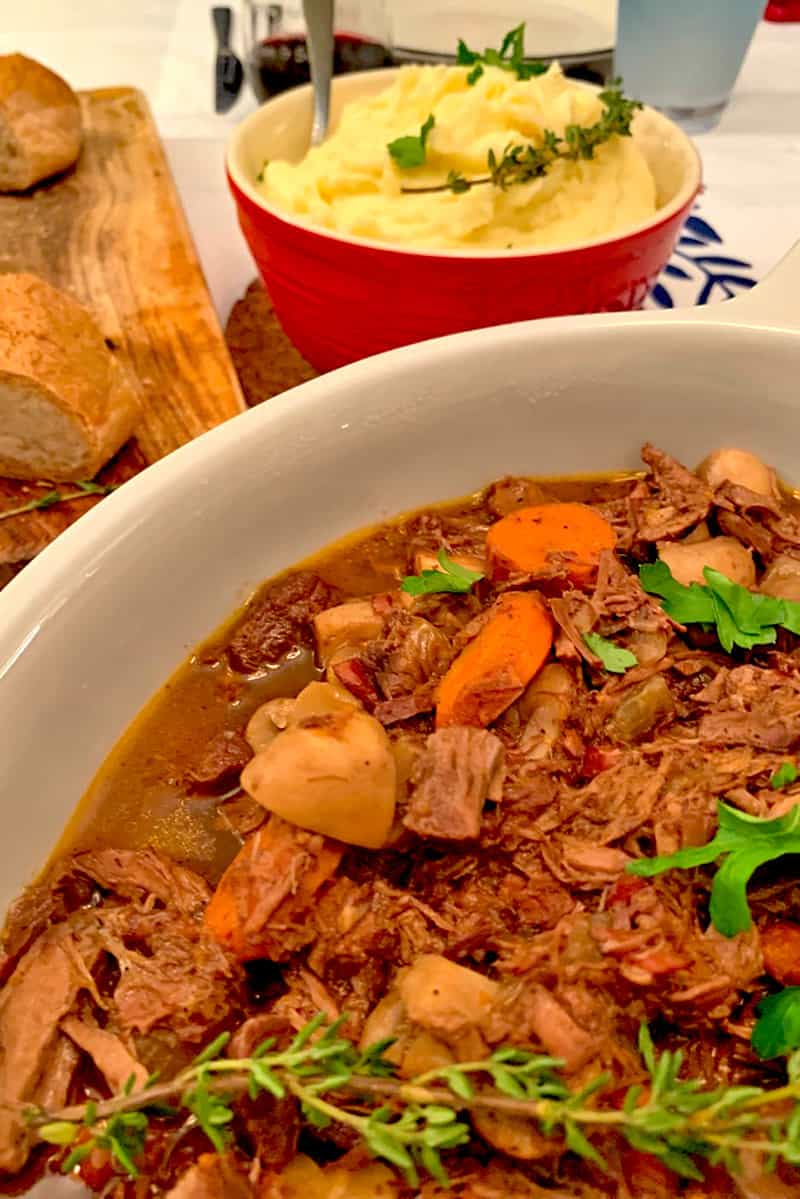 Julia Child's Beef Bourguignon (Boeuf à la Bourguignonne) Platter Talk
