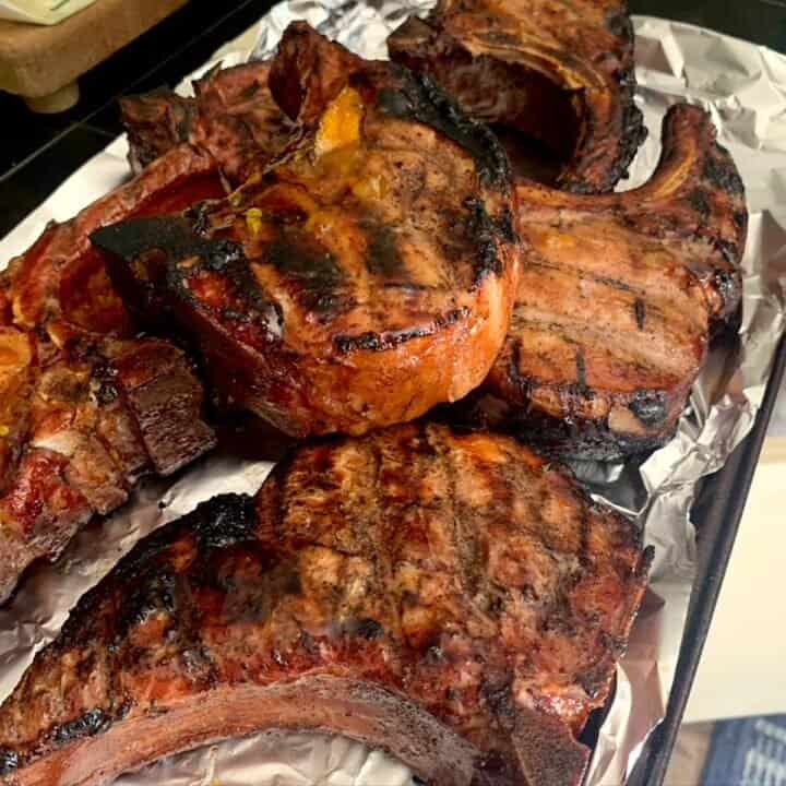 The BEST Traeger Smoked Pork Chops Platter Talk