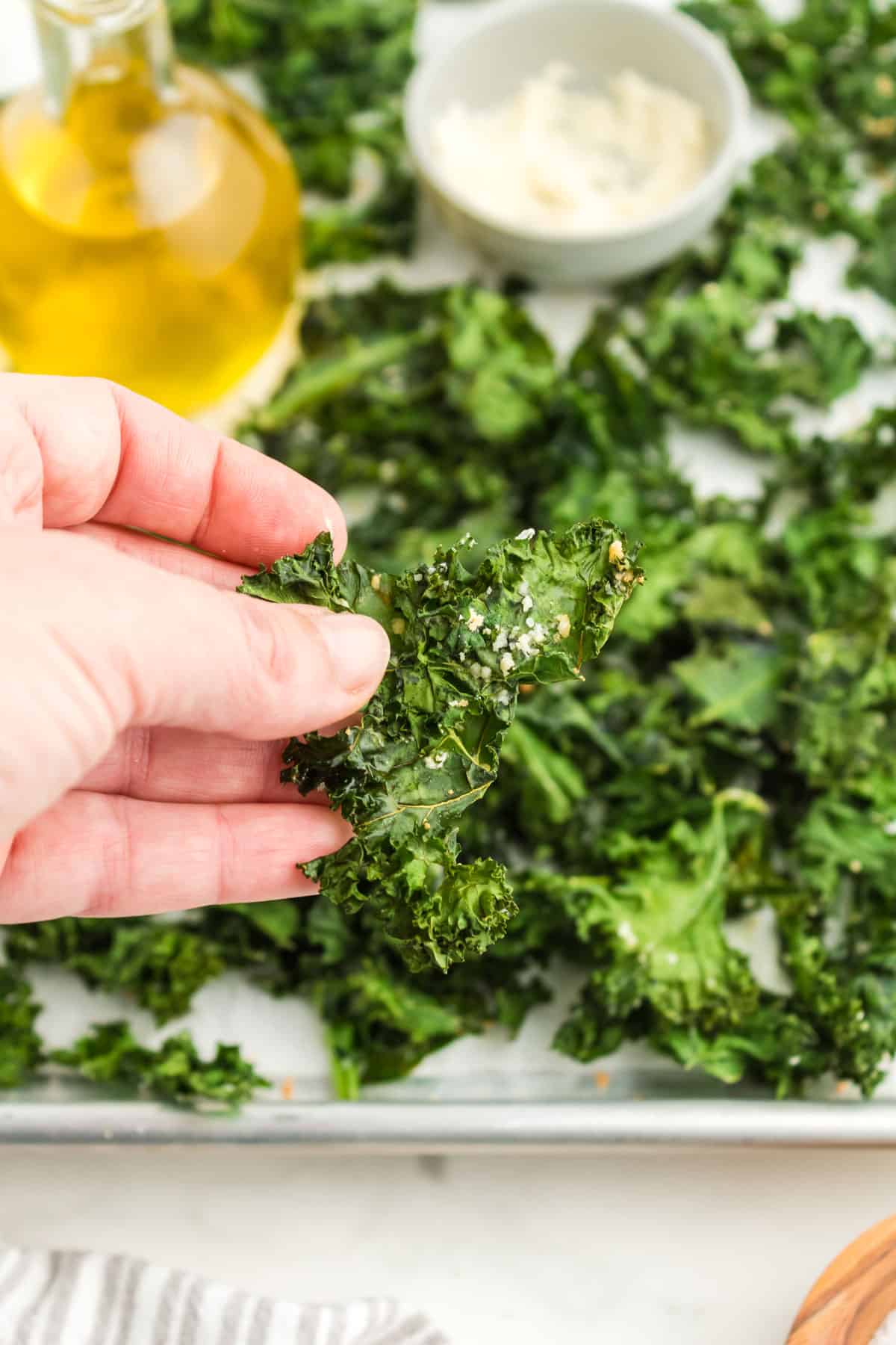 Crispy Kale Chips (Oven or Air Fryer) Platter Talk