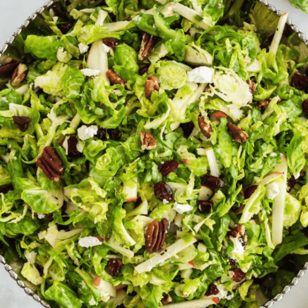Shredded Brussel Sprouts Salad