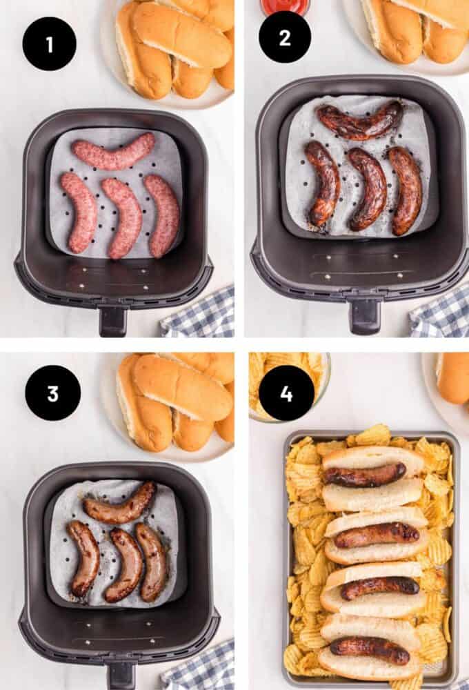 Air Fryer Brats (15 Minute Recipe) Platter Talk