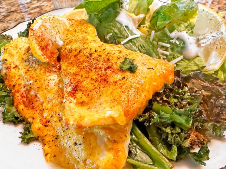 Air Fryer Rockfish with Golden Mayo Glaze Platter Talk