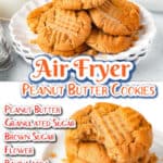 Some peanut butter cookies.